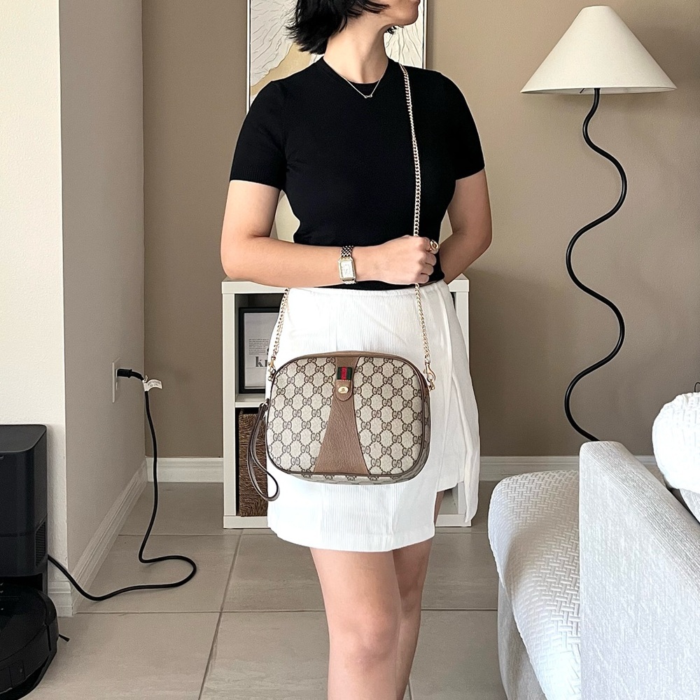 🍓GUCCI PVC Sherryline Clutch